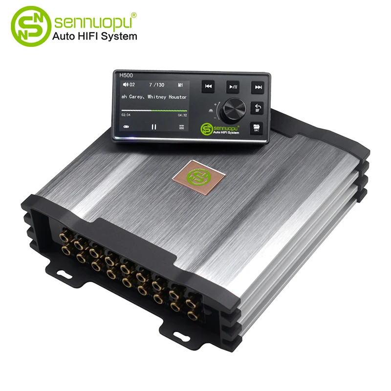 Bil Ampi 8 Kanalforstærker 12 CH DSP Audio Processor