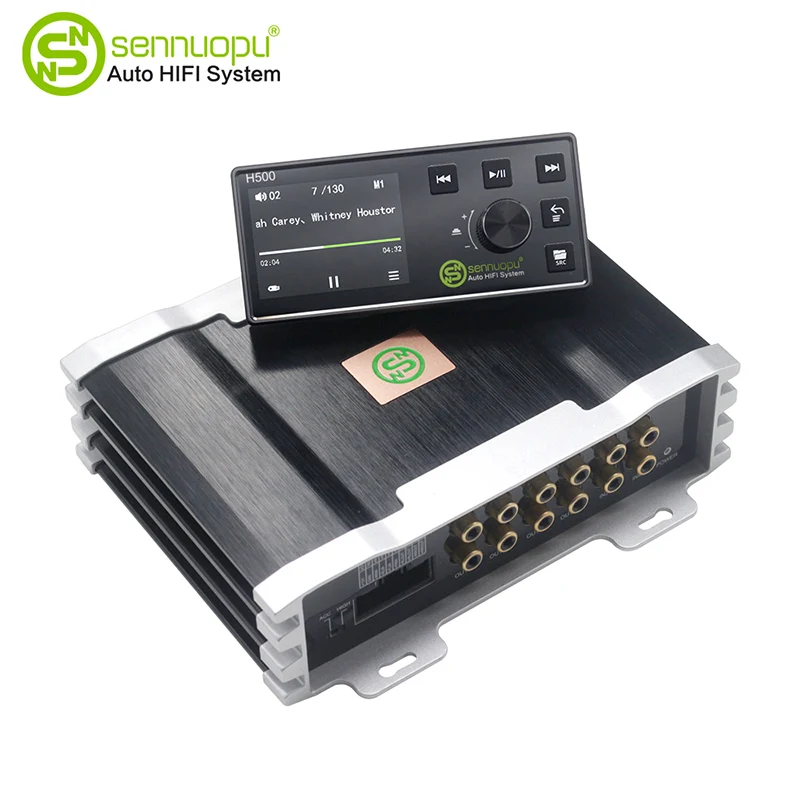 Bil DSP -processor 4 CH Amp 8 CH Digital lydprocessorer