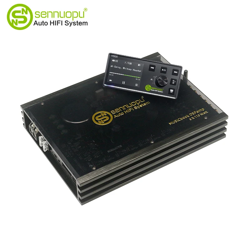 Bil DSP -forstærker 6*110 W 31 Band Equalizer