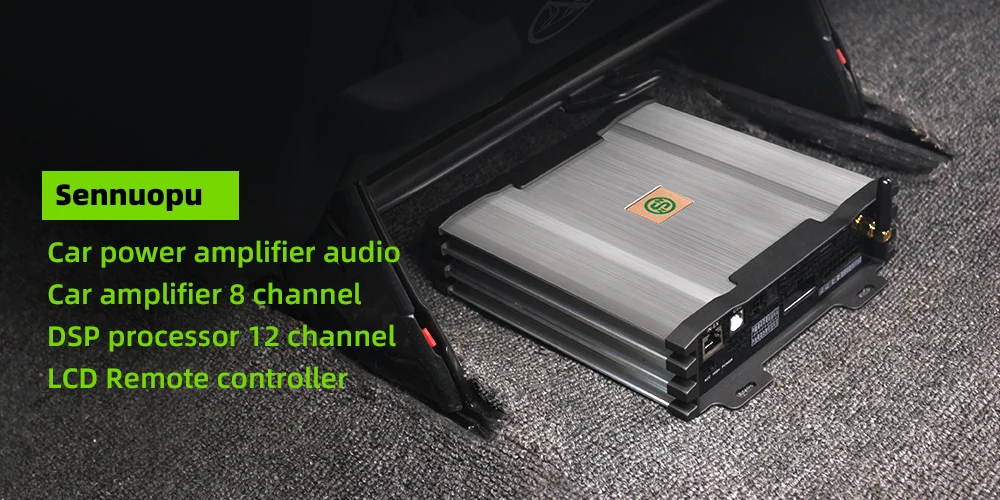 Car Dsp Processor 12 Channel with 8 Channel Power Amplifier